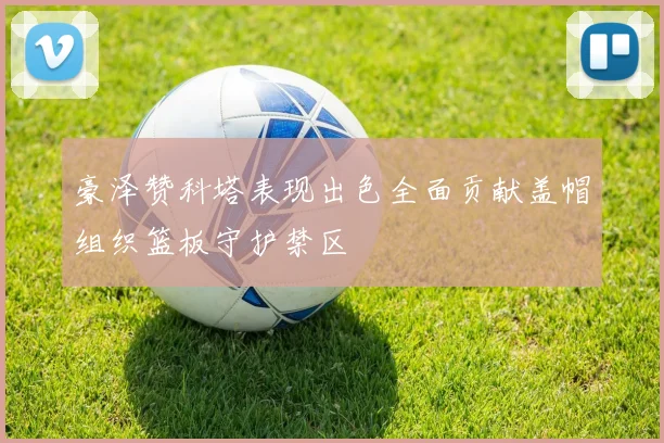 豪泽赞科塔表现出色全面贡献盖帽组织篮板守护禁区